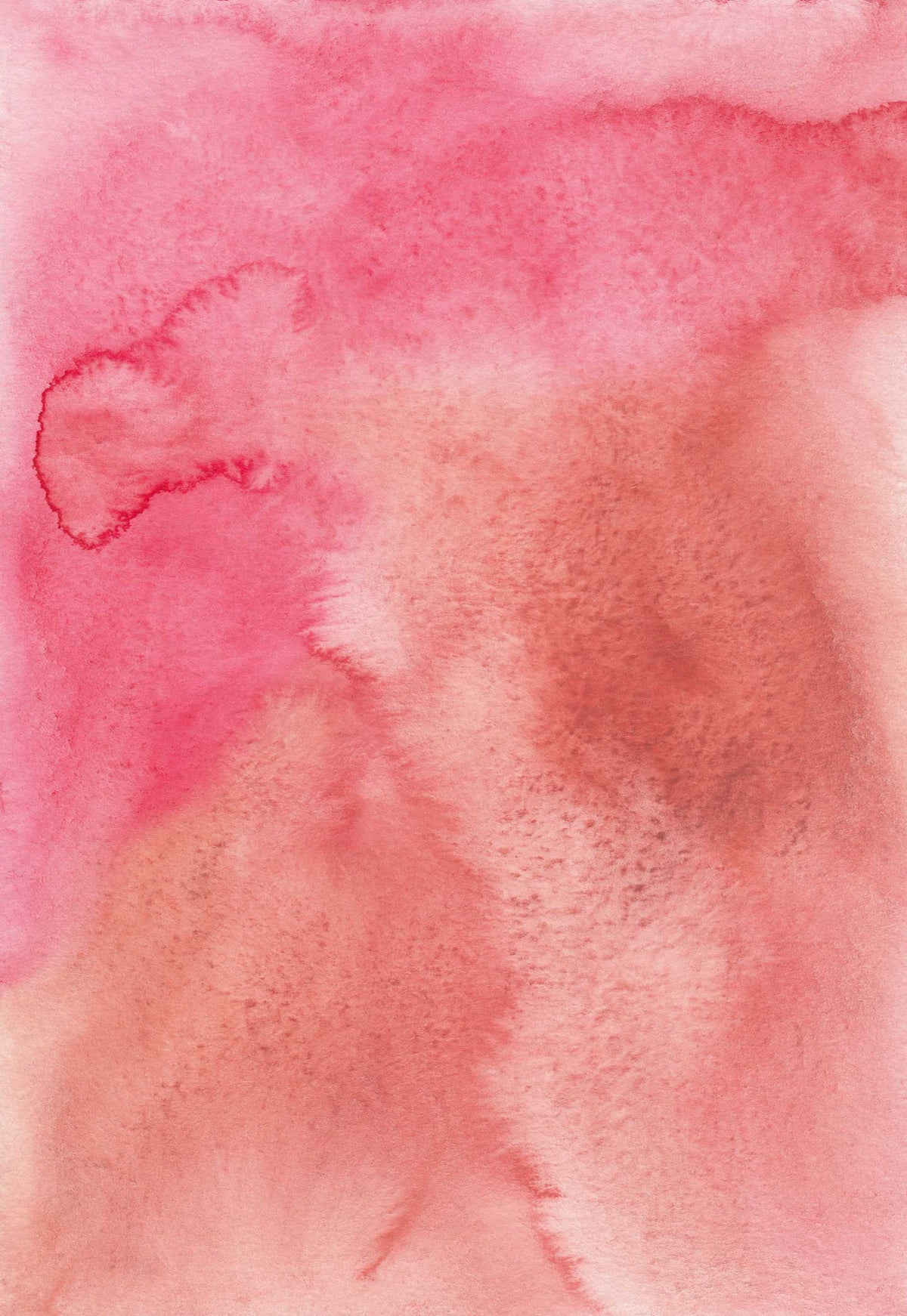 Duftnote Puder – rosa und apricotfarbene Aquarellfläche mit weichen Farbverläufen