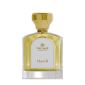 The Gate Duet II Extrait de Parfum 100 ml – hellgoldener Flakon mit goldener Kappe und cremefarbenem Etikett auf weissem Hintergrund