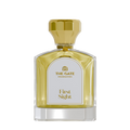 The Gate First Sight Extrait de Parfum 100 ml – hellgoldener Flakon mit goldener Kappe und weissem Etikett, freigestellt auf Weiss