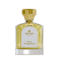 The Gate Ivory Temptation Extrait de Parfum 100 ml – hellgoldener Flakon mit goldener Kappe und weissem Etikett, freigestellt auf Weiss