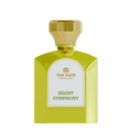 The Gate Silent Symphony Extrait de Parfum 100 ml – limettengrüner Flakon mit goldener Kappe und grüner Etikettschrift auf Weiss