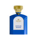 The Gate Sous Les Nuages Extrait de Parfum 100 ml – blauer Flakon mit goldener Kappe und weissem Etikett, freigestellt auf Weiss