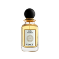 Viage Idyllic Istanbul Extrait de Parfum 100 ml – Klarer Flakon, hellgoldener Duft, schwarze Kugelkappe, weisses Etikett, weisser Hintergrund