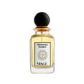 Viage Shimmering Shanghai Extrait de Parfum 100 ml – Klarer Flakon, hellgoldener Duft, schwarze Kugelkappe, weisses Etikett, weisser Hintergrund